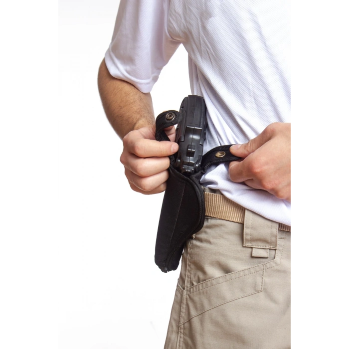 Sag El siyah Renkli Tam Kelebek Airsoft Palaskaya Kemere Gecirmeli impertex Silah Kilifi