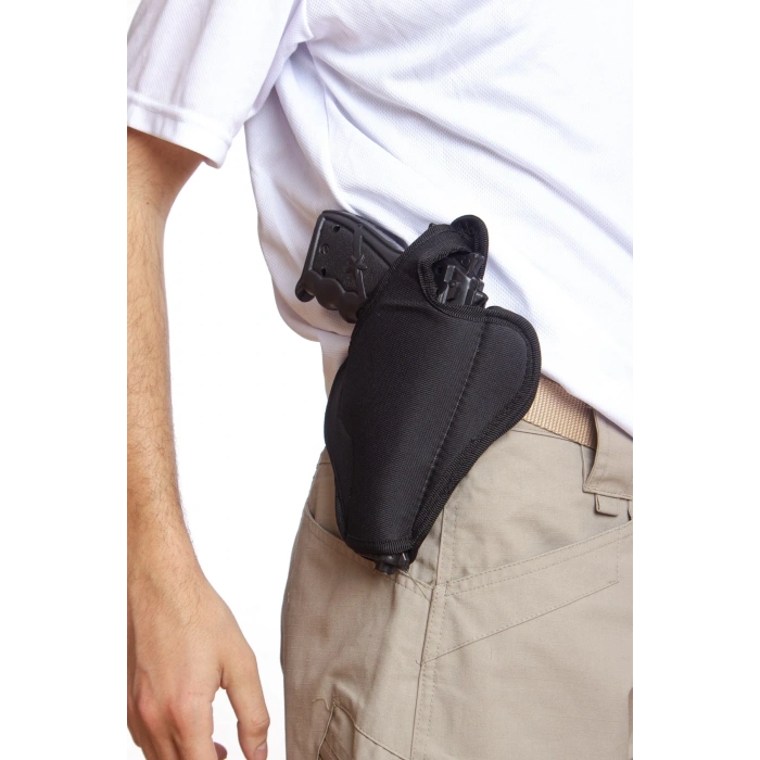 Sag El siyah Renkli Tam Kelebek Airsoft Palaskaya Kemere Gecirmeli impertex Silah Kilifi