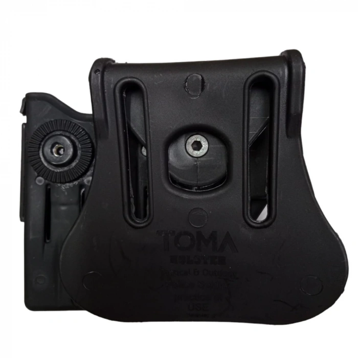 sag el siyah renkli toma holster sarsilmaz sar 9 f 92 beretta polimer taktik silah kilifi ve sarjorluk