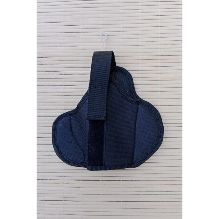 sag el siyah renkli yarim kelebek airsoft palaskaya kemere gecirmeli cirtli impertex silah kilifi