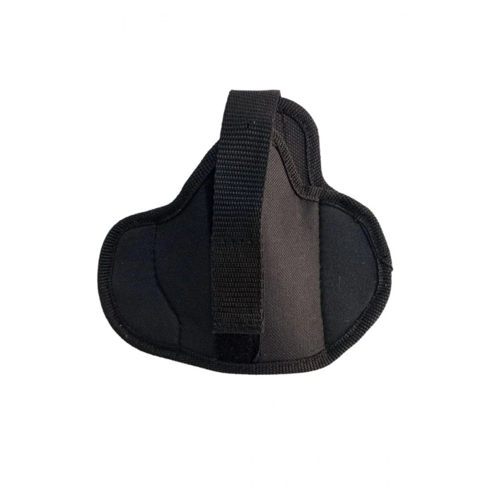 sag el siyah renkli yarim kelebek airsoft palaskaya kemere gecirmeli cirtli impertex silah kilifi