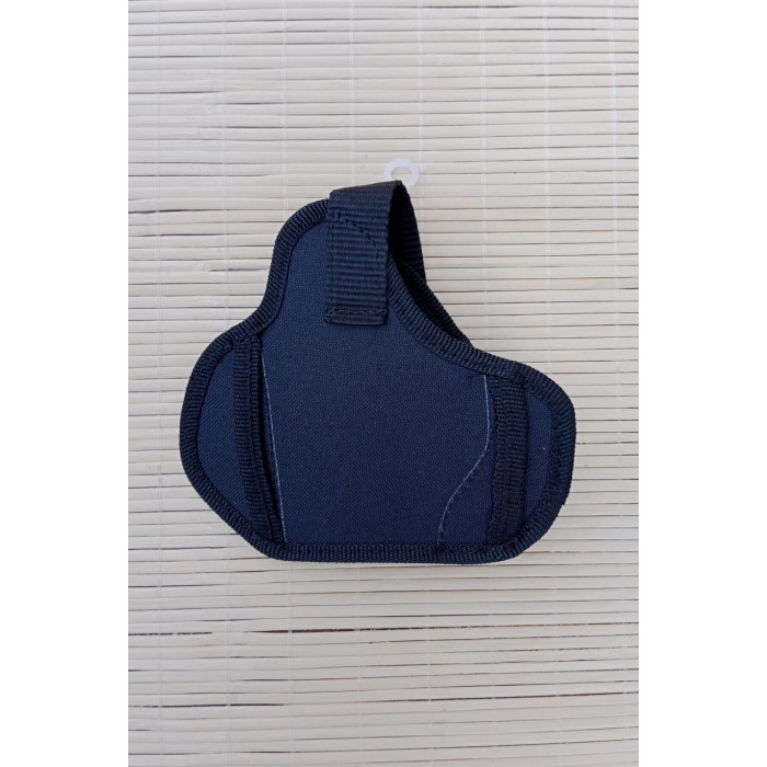 sag el siyah renkli yarim kelebek airsoft palaskaya kemere gecirmeli cirtli impertex silah kilifi