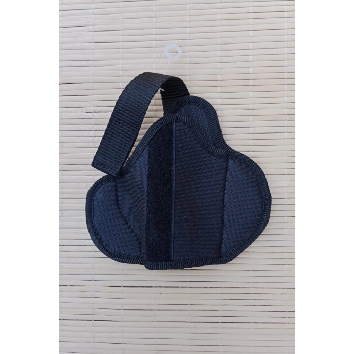 sag el siyah renkli yarim kelebek airsoft palaskaya kemere gecirmeli cirtli impertex silah kilifi