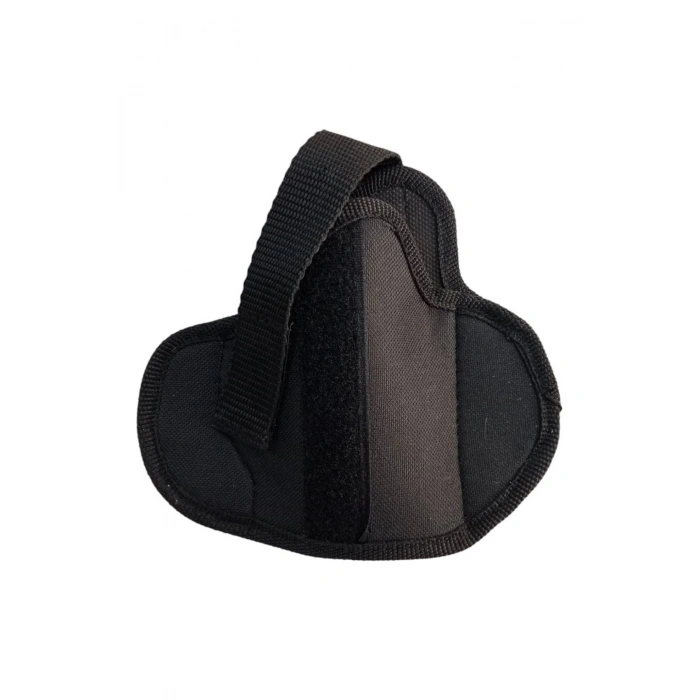 sag el siyah renkli yarim kelebek airsoft palaskaya kemere gecirmeli cirtli impertex silah kilifi