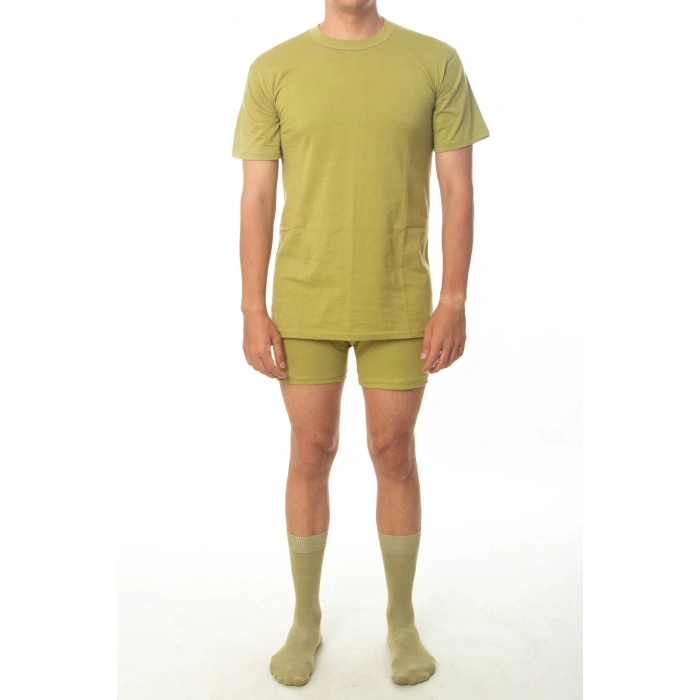 Samsun 15. Piyade Er Egitim Tugayi Bedelli Acemi Askerlik Haki Fanila Likrali Boxer Corap