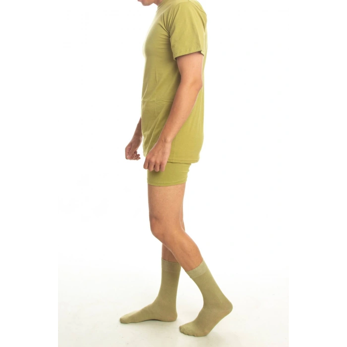 Samsun 15. Piyade Er Egitim Tugayi Bedelli Acemi Askerlik Haki Fanila Likrali Boxer Corap