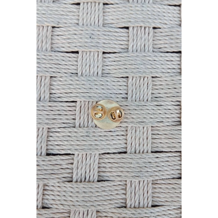 Sari Dokum Ataturk kabartma siluetli yuvarlak ceket yaka ignesi yaka rozeti