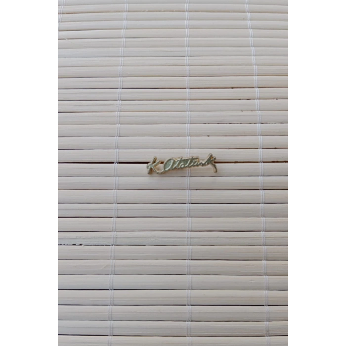 sari renkli ataturk imzali ceket yaka ignesi yaka rozeti