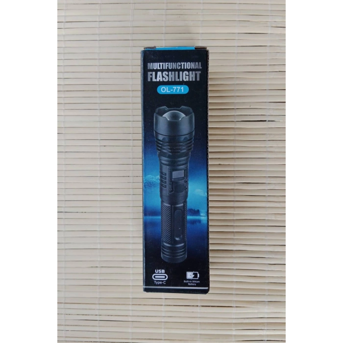 Sarjli Elektrosoklu 220 v El feneri Multifunctional Flashlight OL-771 Elekrosok Cihazi