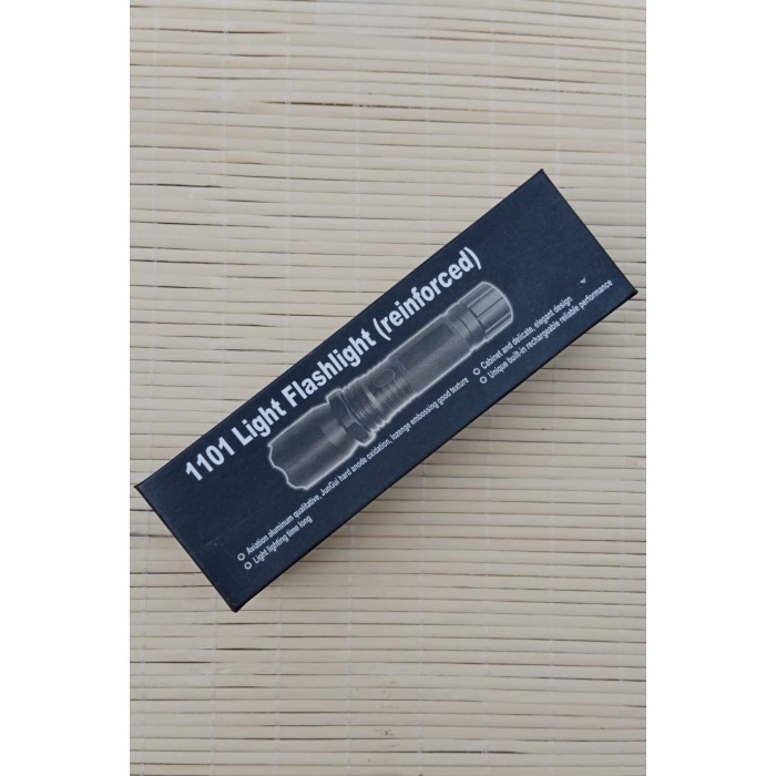 Sarjli Elektrosoklu 220 v El feneri HL 1101 Light Flashlight Plus Sok Cihazi