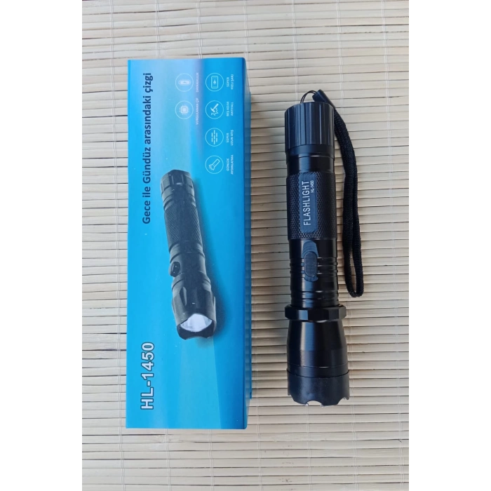 sarjli elektrosoklu 220v el feneri hl 1450 light flashlight plus sok cihazi