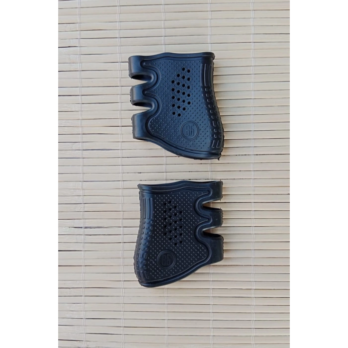 siyah renkli 9 mm tum silahlara uyumlu black grips silikon silah kabzasi