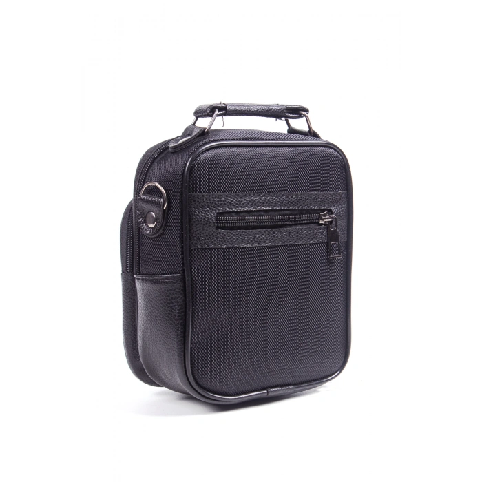 siyah renkli fermuarli 3 lu el cantasi