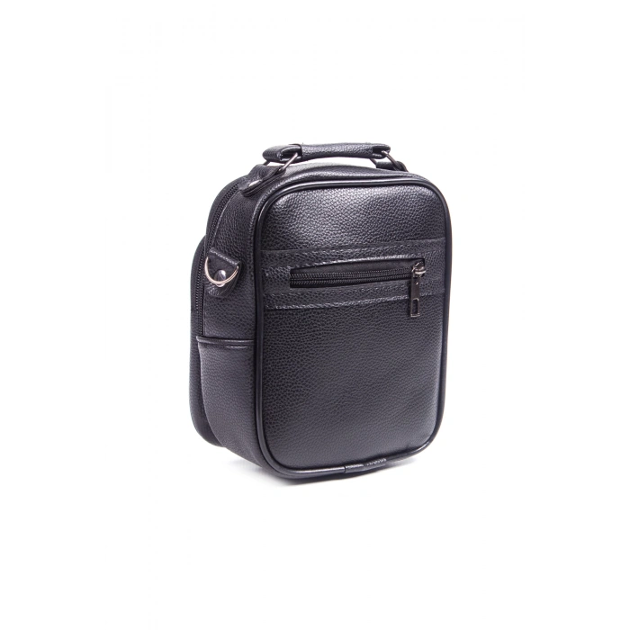 siyah renkli fermuarli kaliteli 3 lu el cantasi