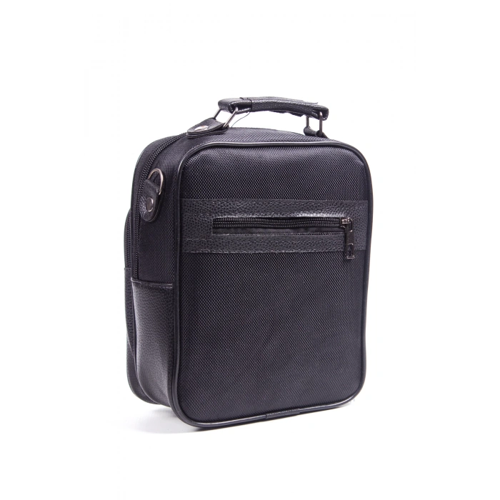 siyah renkli fermuarli 3 lu el cantasi