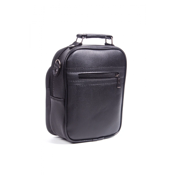 siyah renkli fermuarli kaliteli 3 lu el cantasi