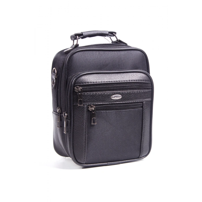 siyah renkli fermuarli 3 lu el cantasi