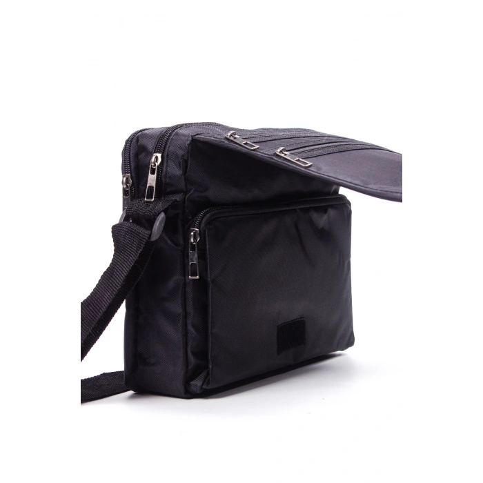 siyah renkli fermuarli kaliteli el cantasi