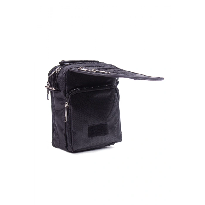 siyah renkli fermuarli el cantasi