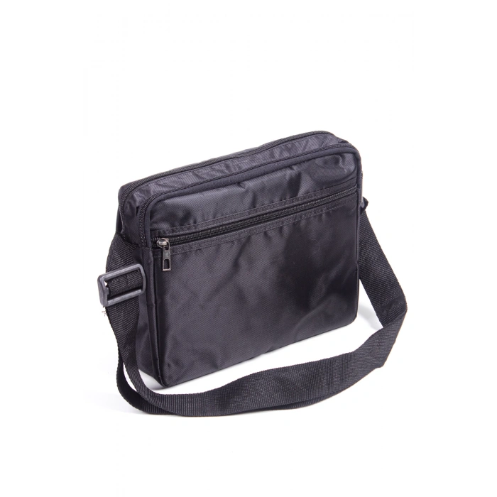 siyah renkli fermuarli kaliteli el cantasi