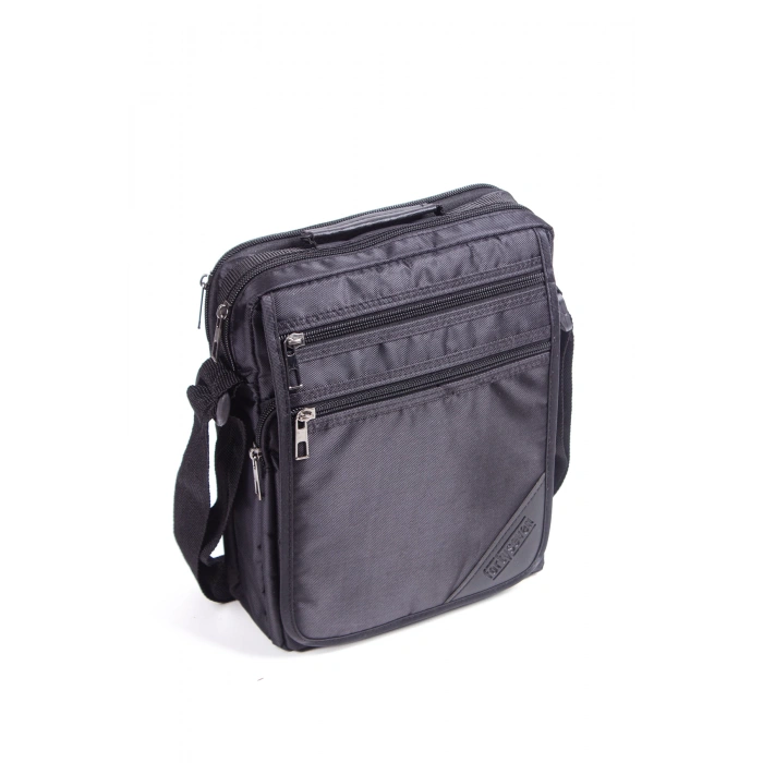 siyah renkli fermuarli omuza asmali el cantasi