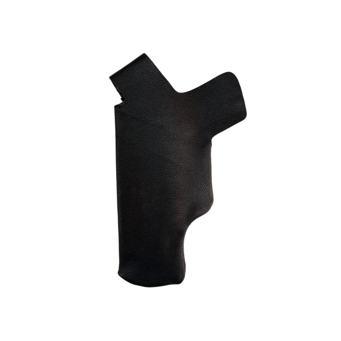 Siyah Renkli Hakiki Deri Masali Kulakli ic Tasima Sag el Silah Kilifi