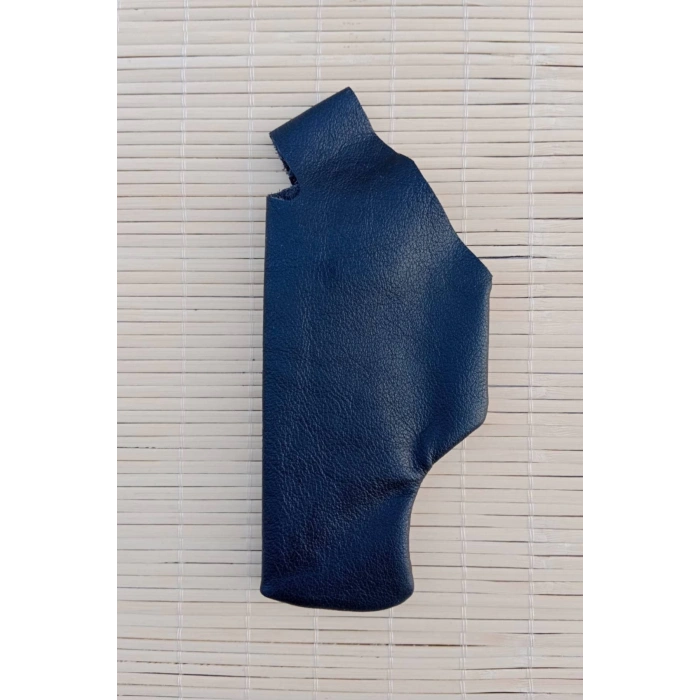 Siyah Renkli Hakiki Deri Masali Kulaksiz ic Tasima Sag el Silah Kilifi