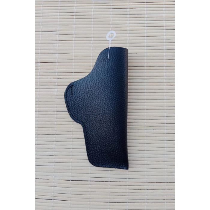 siyah renkli ic tasima alt tarafi kapali deri silah kilifi