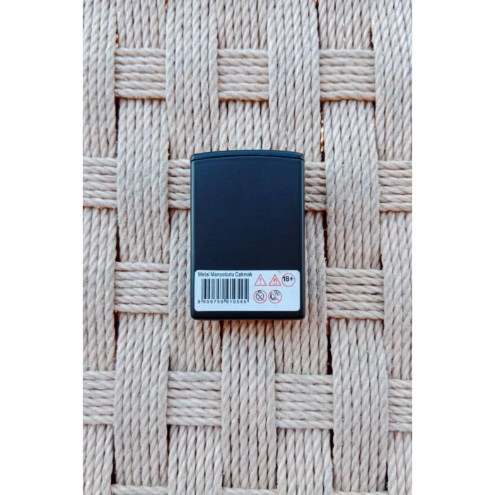 Siyah Renkli izmir Saat Kulesi Resimli Benzinli Purmuz Cakmak