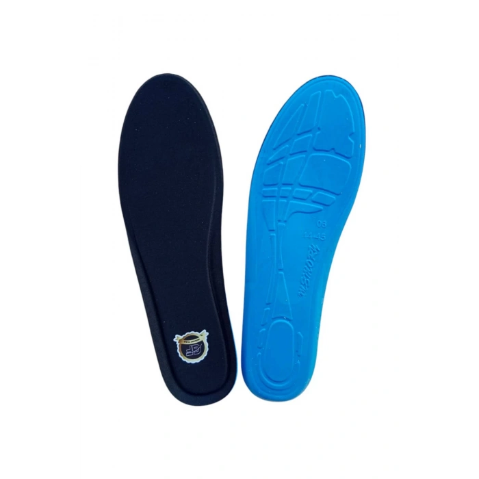 siyah renkli natural kemer destekli ortopedik memory foam ayakkabi tabanligi ic ayakkabi tabanlik