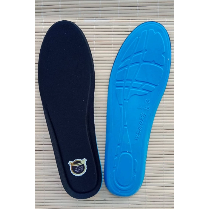 siyah renkli natural kemer destekli ortopedik memory foam ayakkabi tabanligi ic ayakkabi tabanlik