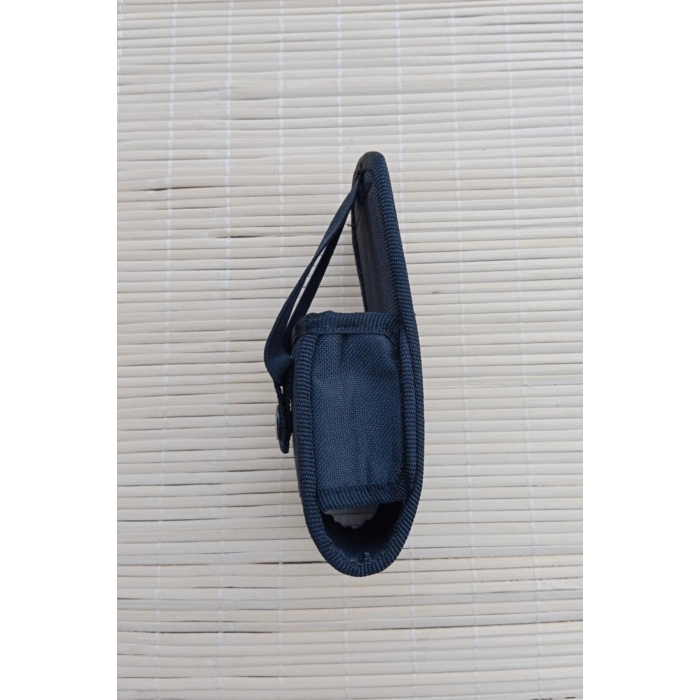 siyah renkli palaskaya kemere takilan citcitli impertex telsiz kilifi