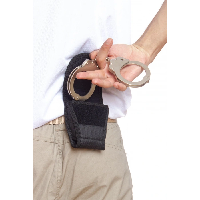 siyah renkli paslanmaz celik masolet kelepce ve kapali kelepce kilifi