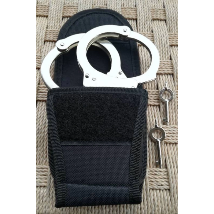 siyah renkli paslanmaz celik masolet kelepce ve kapali kelepce kilifi