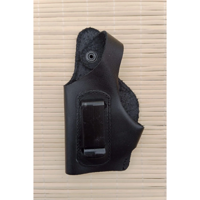 sol el siyah renkli hakiki deri masali universal ic dis tasima yarim model palaskaya kemere gecirmeli browning silah kilifi