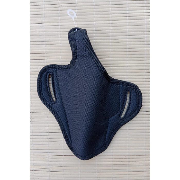 sol el siyah renkli tam kelebek airsoft kemere gecirmeli impertex silah kilifi