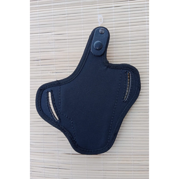 sol el siyah renkli tam kelebek airsoft kemere gecirmeli impertex silah kilifi