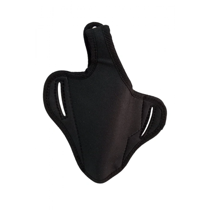 sol el siyah renkli tam kelebek airsoft kemere gecirmeli impertex silah kilifi