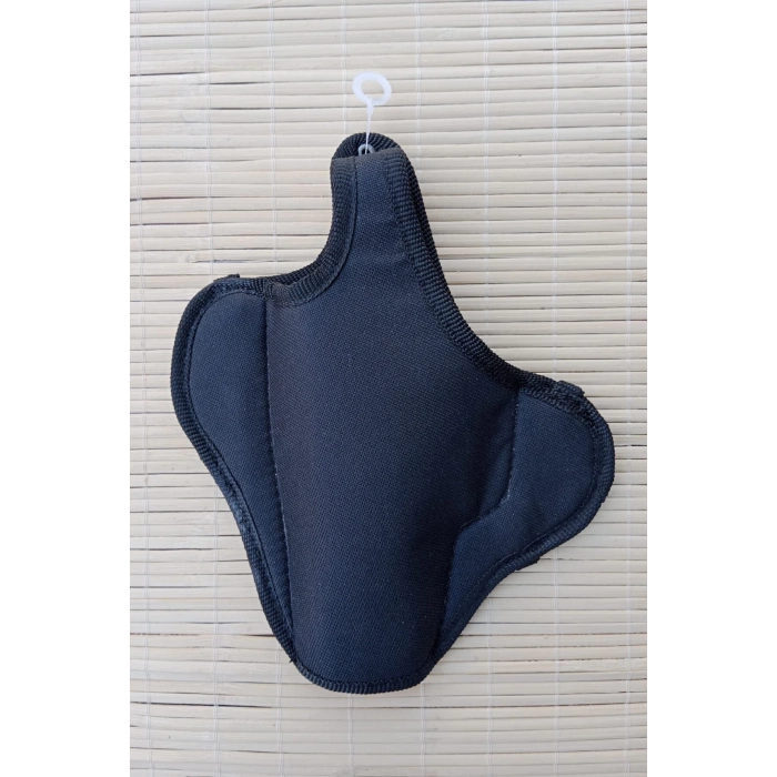 sol el siyah renkli tek emniyetli tam kelebek airsoft palaskaya kemere gecirmeli impertex silah kilifi