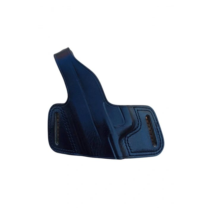 sol el siyah renkli yarim kelebek hakiki deri citcitli Sarsilmaz Sar 9 silah kilifi