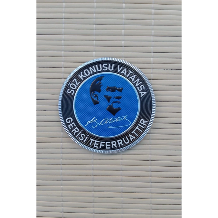 soz konusu vatansa gerisi teferruattir 3d termoplastik silikon kabartma arma patch pec