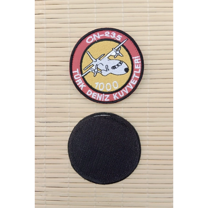 Turk Deniz Kuvvetleri CN 235 1000 Logolu Nakis islemeli Arma