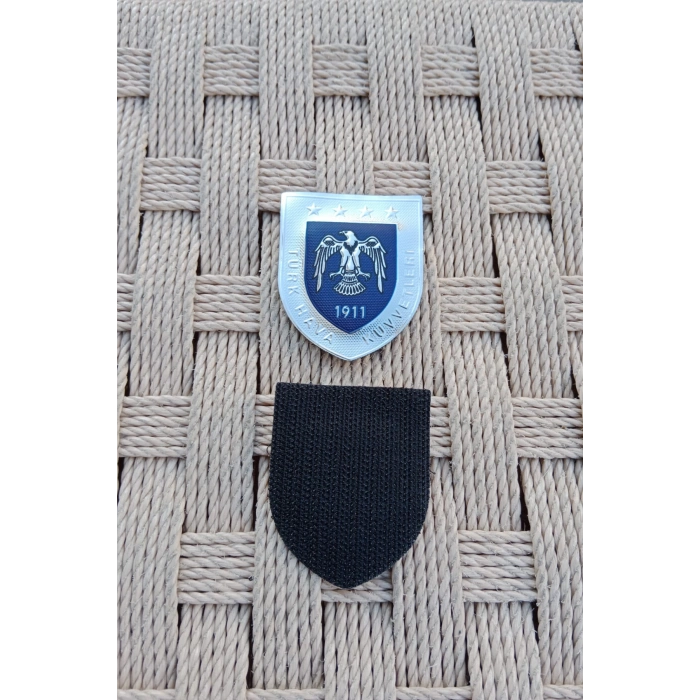 turk hava kuvvetleri 1911 3d silikon kabartma mont ceket brove