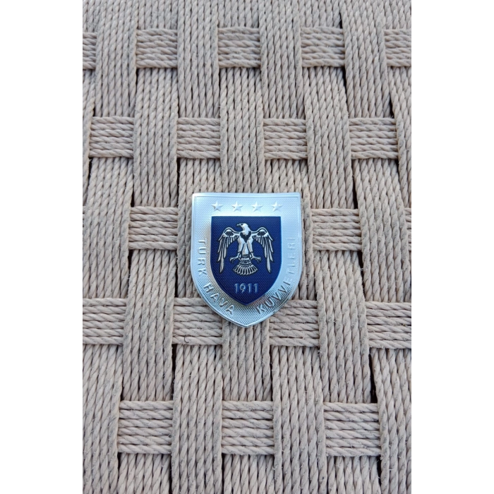 turk hava kuvvetleri 1911 3d silikon kabartma mont ceket brove