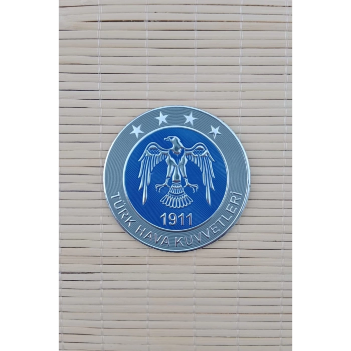 turk hava kuvvetleri 1911 3d termoplastik silikon kabartma arma pec patch