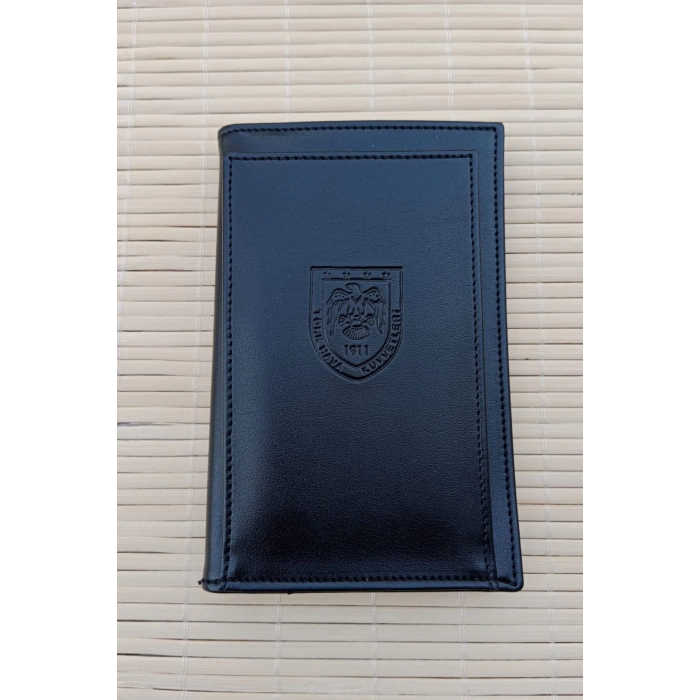 Turk Hava Kuvvetleri 1911 Kartal Amblemli Soguk Baskili ozel Tasarim Cengiz Pakel Hakiki Deri Bloknot