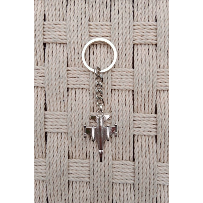 Turk Hava Kuvvetleri Hediyelik F-16 Savas Ucagi Metal Ucak Anahtarligi