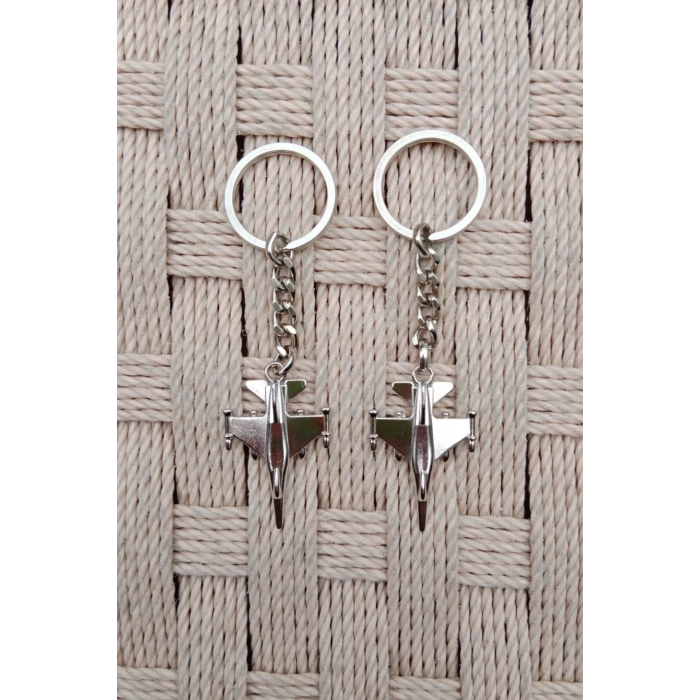 Turk Hava Kuvvetleri Hediyelik F-16 Savas Ucagi Metal Ucak Anahtarligi