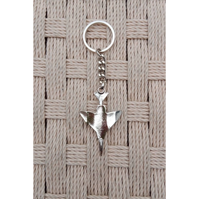 Turk Hava Kuvvetleri Hediyelik F-4 Savas Ucagi Metal Ucak Anahtarlik