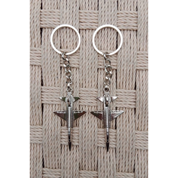 Turk Hava Kuvvetleri Hediyelik T-38 Talon Savas Ucagi Metal Ucak Anahtarligi